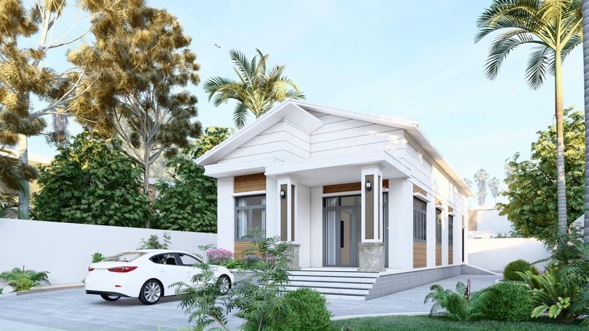 Dự Án Nhà Cấp 4 Hiện Đại –  Chủ Đầu Tư Cô Hương