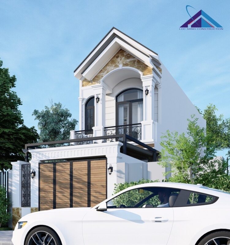 CÔNG TRÌNH NHÀ PHỐ 2 TẦNG PHONG CÁCH TÂN CỔ ĐIỂN – CHỦ ĐẦU TƯ CHỊ TIÊN